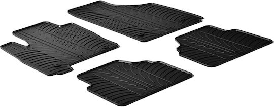 Auto Gs Set of Front and Rear Mats 4pcs for Opel Meriva 2003-2010 Black