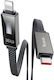 Mcdodo LED USB-C към Lightning кабел 36W Черен 1.2м (CA-4960)