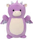 Jazwares Plush Squishmallows HugMees Dina The Dragon for 3+ Years 35 cm