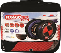 Autoline Fix&Go Tex - Jeep J1 Αντιολισθητικές Χιονοκουβέρτες για Αυτοκίνητο 4x4 2τμχ