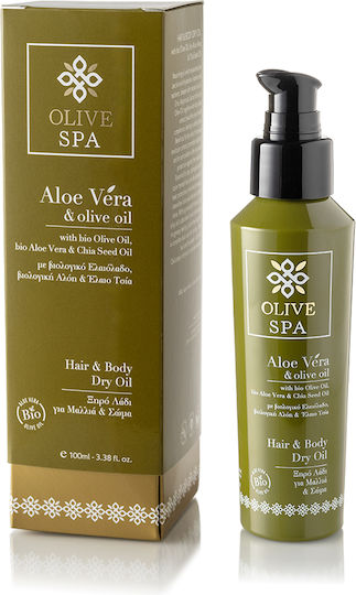 OliveSpa Biologisches und Trockenes Aloe-l fr Haare und Krper 100ml |  Skroutz Germany