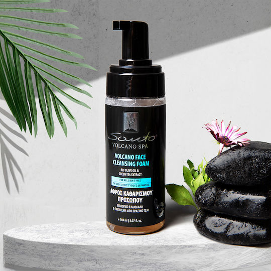 OliveSpa Santo Volcano Spa Αφρός Καθαρισμού Προσώπου 150ml