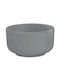 Servewell Servierschüssel Rund aus Melamin Gray mit Durchmesser 10cm 6Stück