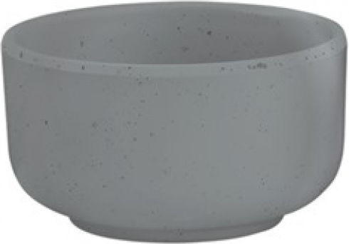 Servewell Servierschüssel Rund aus Melamin Gray mit Durchmesser 10cm 6Stück