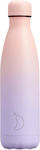 Chilly's Gradient Edition Flasche Thermosflasche Rostfreier Stahl BPA-frei Gray 500ml 22667