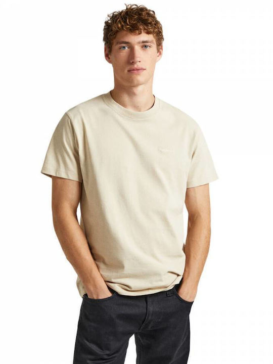 Pepe Jeans 'connor' T-shirt Μπεζ