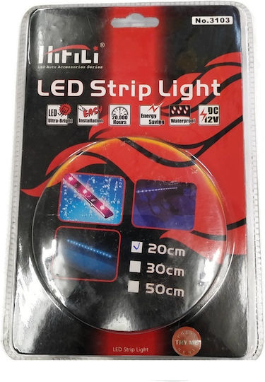 Hifili Bandă LED 3103 Albastru Lumină 0.2m
