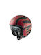 Premier Vintage FR 2BM Red/Black Matt Motorradhelm Jet ECE 22.06