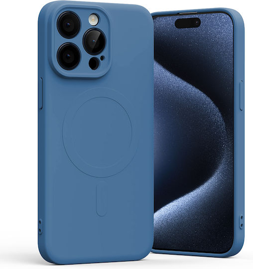 Mercury Back Cover Σιλικόνης Μπλε (iPhone 15 Pro Max)