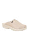 Comfy Anatomic Γυναικεία Δερμάτινα Ανατομικά Σαμπό Μπεζ