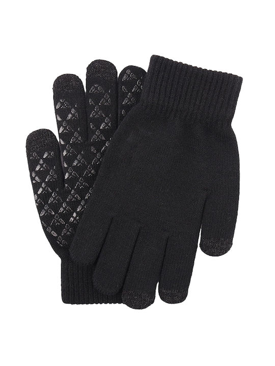 I-Warm Schwarz Gestrickt Handschuhe