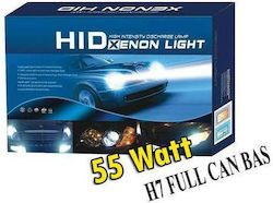 Xenon Σετ Φωτισμού Αυτοκινήτου H1 Can bus 55W 12V 6000K Ψυχρό Λευκό