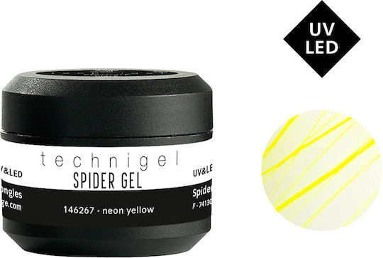 Peggy Sage Professionelles Technigel Spider Nail Art Gel Gelb 5gr