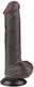 Lovetoy Sliding Realistisches Dildo mit Hoden und Saugnapf Fleisch 20.8cm