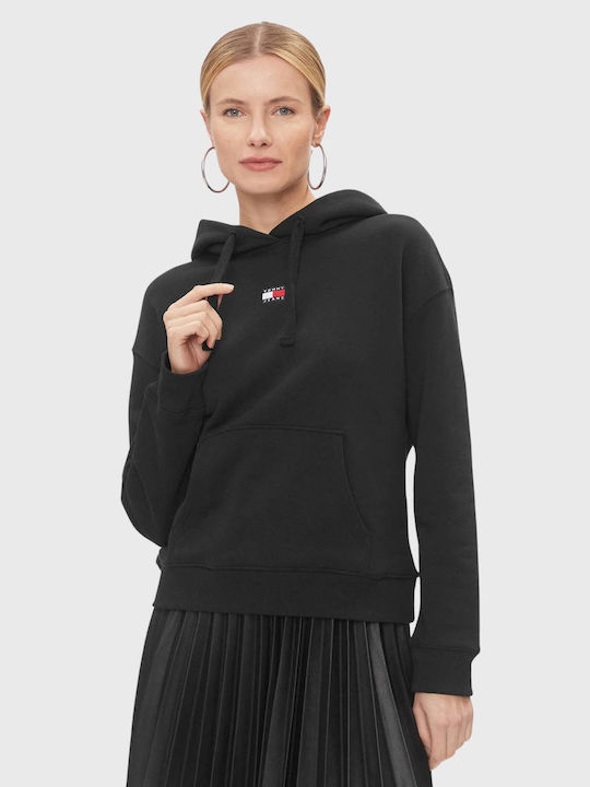 Tommy Hilfiger Women's Hooded Sweatshirt Black