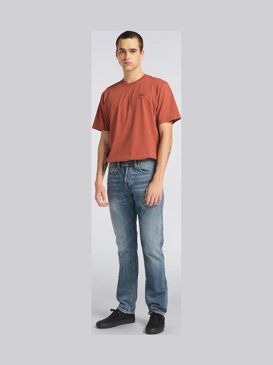 Herren Jeanshose mit Slim Verjüngt Passform Blau