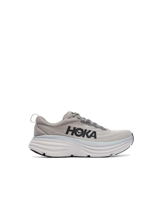 Hoka 8 Wide Men's Running Sport Shoes Sharkskin / Harbor Mist