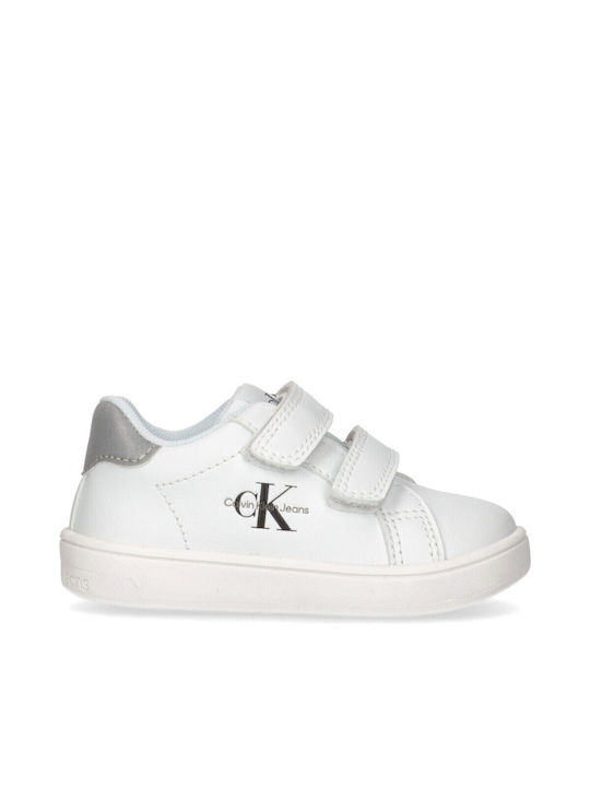 Παιδικά Sneakers με Σκρατς Λευκά