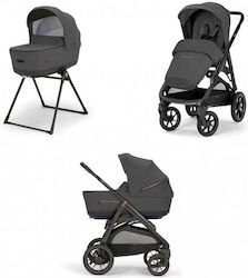 Inglesina Aptica XT Duo Adjustable 2 in 1 Baby Stroller Suitable for Newborn Magnet Grey 12.7kg