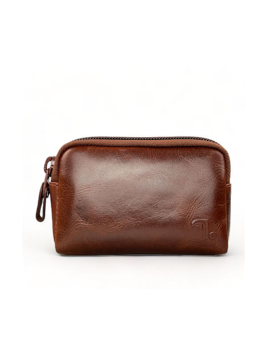 7.Dots Key Holder Leather Cognac