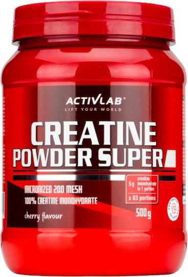 ActivLab Creatine Powder Super Μικρονισμένη Μονοϋδρική Κρεατίνη με Γεύση Πορτοκάλι 500gr