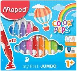 Maped Jungle 5.9mm Σετ 12 χρώματα Maped Jungle 5.9mm Σετ 12 χρώματα