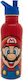 Pyramid International Παιδικό Παγούρι Super Mario με Καλαμάκι Κόκκινο 700ml