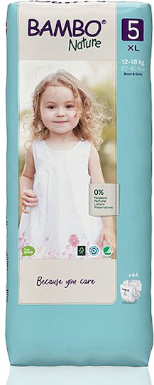 Bambo Nature Πάνες με Αυτοκόλλητο No. 5 για 12-18kg 132τμχ