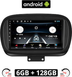 Ηχοσύστημα Αυτοκινήτου για Fiat 500X 2014+ (Bluetooth/USB/AUX/WiFi/GPS) με Οθόνη Αφής 9"