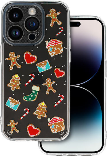 Tel Protect Christmas Case Umschlag Rückseite Transparent (iPhone 12 / 12 Pro)