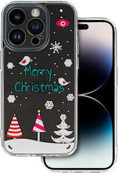 Tel Protect Christmas Case Back Cover Silicone Transparent (iPhone 12 / 12 Pro)