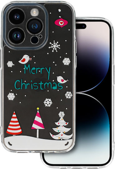 Tel Protect Christmas Case Umschlag Rückseite Silikon Transparent (iPhone 12 / 12 Pro)