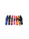 Record Dog Collar in Red color