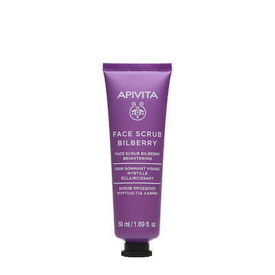 Apivita Bilberry Scrub für das Gesicht 50ml