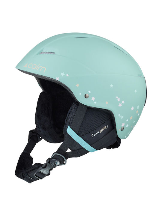Cairn Flow Kids Helmet for Ski & Snowboard Green