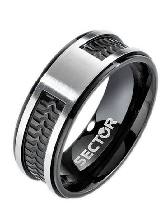 Sector Herren Ring aus Stahl