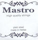 Mastro Μονή Silver Plated Χορδή 38" για Μπουζούκι 038