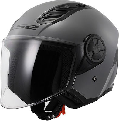 LS2 OF616 Airflow Ii Jet Helmet ECE 22.06 1100gr Nardo Grey