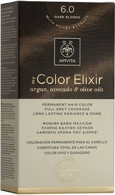 Apivita My Color Elixir Set Haarfarbe kein Ammoniak 6.0 Dark blonde 125ml