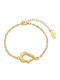 Folli Follie Treasure Lust Damen Armband Kette Vergoldet 18cm
