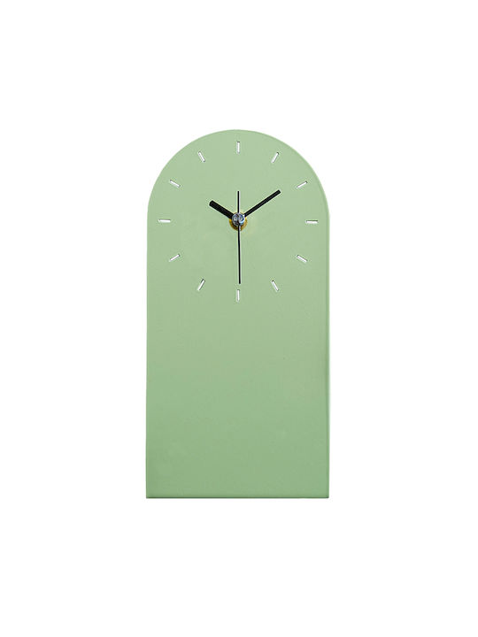 HomeMarkt Tabletop Clock Green HM4339.02