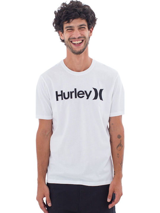 Hurley Μπλούζα Κοντομάνικη Λευκή