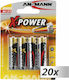 Ansmann X-Power Alkaline Batterien AA 1.5V 80Stück 5015663