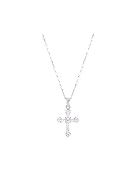 Xryseio Damen Kreuz mit Kette