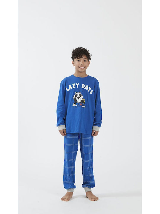 Crazy Farm Kinder-Pyjama Blau