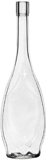 Stabplast Bottle Water Glass with Screw Cap Transparent 500ml