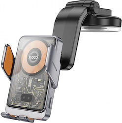 Hoco HW8 Βάση Κινητού 4.5" - 7" με Ασύρματη Φόρτιση 15W Metal Gray Hoco HW8 Βάση Κινητού 4.5" - 7" με Ασύρματη Φόρτιση 15W Metal Gray