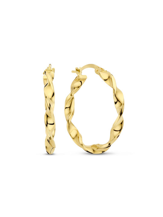 Isabel Bernard Earrings Hoops made of Gold 14K