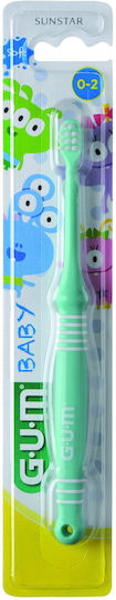 GUM Baby Toothbrush for 0m+ Light Green and White