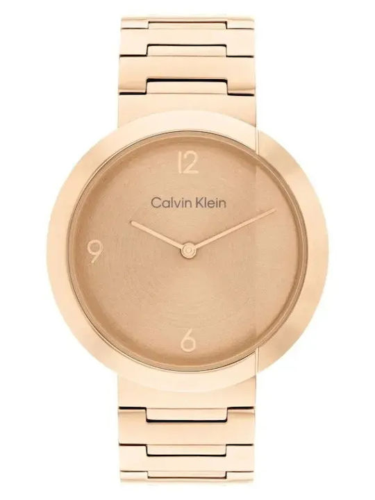 Calvin Klein Eccentric Womens Watch Battery Gold